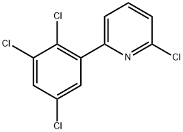 2-Chloro-6-(2,3,5-trichlorophenyl)pyridine Structure