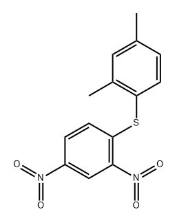 Sulfide, 2,4-dinitrophenyl 2,4-xylyl (6CI,8CI) Structure
