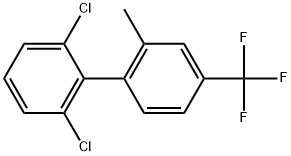2',6'-Dichloro-2-methyl-4-(trifluoromethyl)-1,1'-biphenyl Structure
