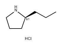 (S)-2-propylpyrrolidine 结构式