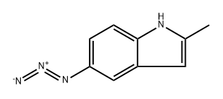 5-azido-2-methyl-1H-indole Structure