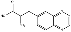 6-Quinoxalinepropanoicacid,-alpha--amino-(9CI) Structure