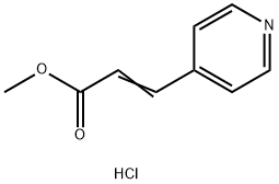 3-(吡啶-4-基)丙烯酸甲酯盐酸盐, 1365840-62-5, 结构式