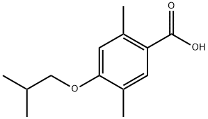 4-Isobutoxy-2,5-dimethylbenzoic acid Structure