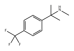 N-甲基-2-(4-(三氟甲基)苯基)丙-2-胺, 1368963-87-4, 结构式