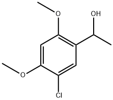 Benzenemethanol, 5-chloro-2,4-dimethoxy-α-methyl- Structure