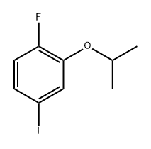 1-Fluoro-4-iodo-2-isopropoxybenzene Struktur