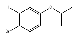1-Bromo-2-iodo-4-isopropoxybenzene Struktur