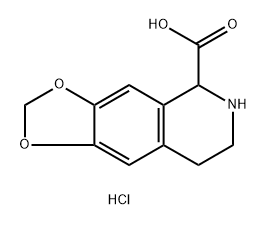 6,7,8,9-tetrahydro-[1,3]dioxolo[4,5-f]isoquinoline-6-carboxylic acid 结构式