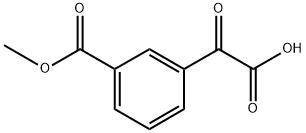 Benzeneacetic acid, 3-(methoxycarbonyl)-α-oxo- Struktur