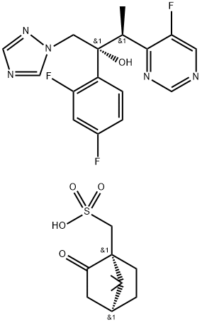 Voriconazole 化学構造式