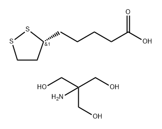 硫辛酸氨基丁三醇盐,137314-40-0,结构式