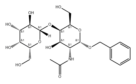 Benzyl 2-acetamido-2-deoxy-4-O-(b-D-galactopyranosyl)-a-D-galactopyranoside Structure