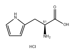 S-3-吡咯基丙氨酸二盐酸盐, 137381-06-7, 结构式