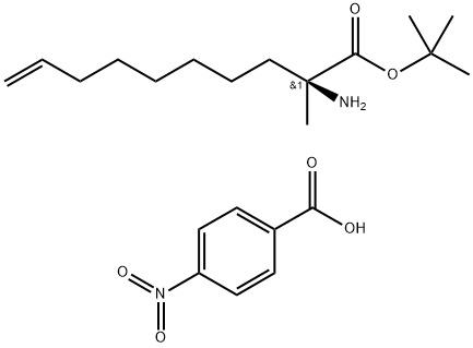 α-Me-Gly(Octenyl)-OtBu p-Nitrobenzoate Structure