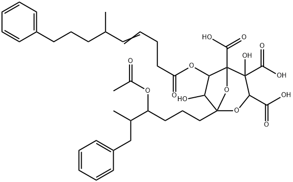 Zaragozic acid C Structure