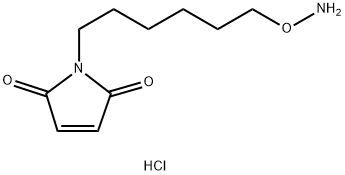 1-(6-(aminooxy)hexyl)-1H-pyrrole-2,5-dione hydrochloride Struktur