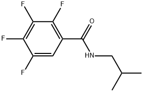 Benzamide, 2,3,4,5-tetrafluoro-N-(2-methylpropyl)- Structure
