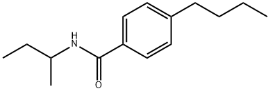 4-Butyl-N-(1-methylpropyl)benzamide Structure