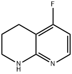 5-Fluoro-1,2,3,4-tetrahydro-1,8-naphthyridine Struktur