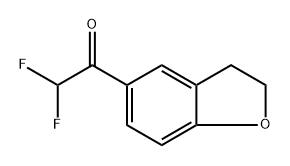 1-(2,3-Dihydro-benzofuran-5-yl)-2,2-difluoro-ethanone Struktur