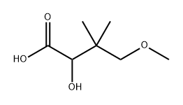 2-Hydroxy-4-methoxy-3,3-dimethylbutanoic acid Struktur