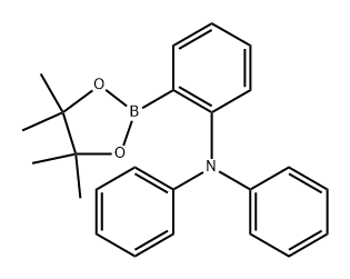 2-硼酸频哪醇酯三苯胺 结构式