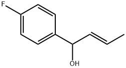 (E)-1-(4-fluorophenyl)but-2-en-1-ol Struktur