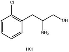 2-amino-3-(2-chlorophenyl)propan-1-ol
hydrochloride Struktur