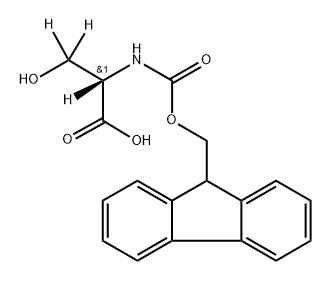 L-SERINE-2,3,3-D3-N-FMOC Structure