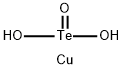 copper tellurium trioxide  Struktur