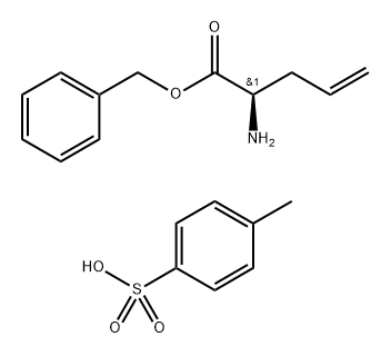 R-Allylglycine phenylmethyl ester Tos Structure