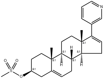 Abiraterone mesylate 化学構造式