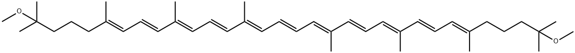 Dimethoxylycopene Struktur