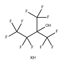 2-Butanol, 1,1,1,3,3,4,4,4-octafluoro-2-(trifluoromethyl)-, potassium salt (1:1) Structure