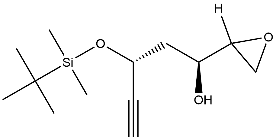 D-erythro-Hept-1-ynitol, 6,7-anhydro-1,2,4-trideoxy-3-O-[(1,1-dimethylethyl)dimethylsilyl]-, (6ξ)-