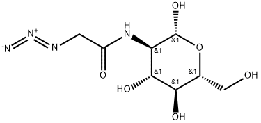 2-[(2-Azidoacetyl) amino] -2-deoxy-D-glu- copyranose, 1384117-59-2, 结构式