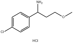 1-(4-氯苯基)-3-甲氧基丙-1-胺盐酸盐, 1384744-47-1, 结构式