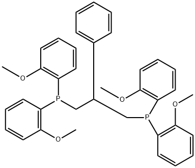 Phosphine, (2-phenyl-1,3-propanediyl)bis[bis(2-methoxyphenyl)- (9CI) Struktur