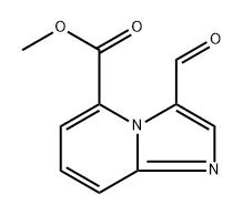 methyl 3-formylimidazo[1,2-a]pyridine-5-carboxylate 结构式