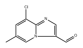 8-chloro-6-methylimidazo[1,2-a]pyridine-3-carbaldehyde,1388057-88-2,结构式