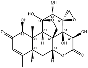 13-alpha-(21)-Epoxyeurycomanone Structure