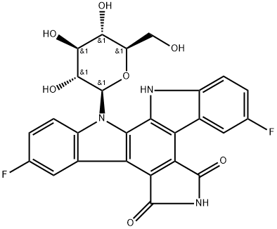 氟吲哚卡唑 C, 138829-46-6, 结构式