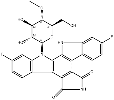 フルオロインドロカルバゾールA 化学構造式