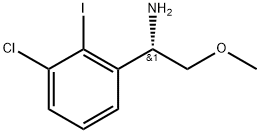 (S)-1-(3-chloro-2-iodophenyl)-2-methoxyethanamine Structure
