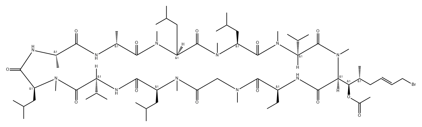 环孢菌素杂质7 结构式