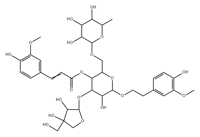 ペジクラリオシドH 化学構造式