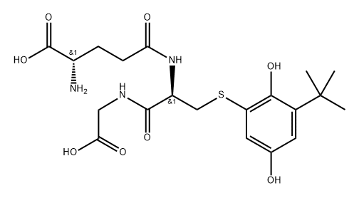 6-(S-glutathionyl)-2-tert-butylhydroquinone Structure