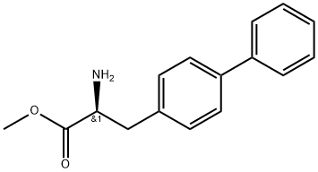 (S)-3-([1,1'-联苯]-4-基)-2-氨基丙酸甲酯,139040-51-0,结构式