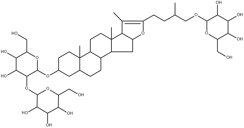 知母皂苷B, 139051-27-7, 结构式